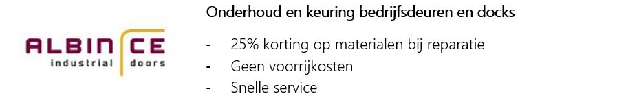 Onderhoud en keuring bedrijfsdeuren en docks